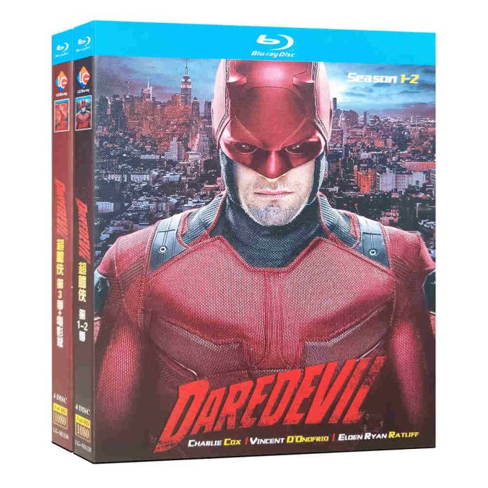 海外ドラマ デアデビル シーズン1+2+3+映画版 DVD ブルーレイ Blu-ray BOX 日本語字幕 日本語吹替版 完全版 [Blu-ray]