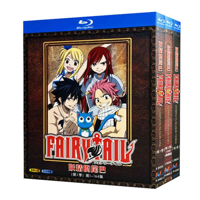 アニメ FAIRY TAIL／フェアリーテイル 第1+2+3期+OAD+劇場版 ブルーレイ Blu-ray BOX 全328話 全巻 完全版 豪華版 [Blu-ray]
