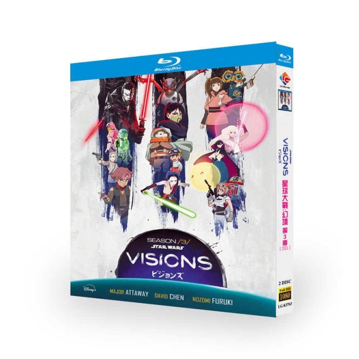 アニメ スター・ウォーズ：ビジョンズ Volume 3 DVD ブルーレイ Blu-ray BOX 日本語字幕 日本語吹き替え版 [Blu-ray]