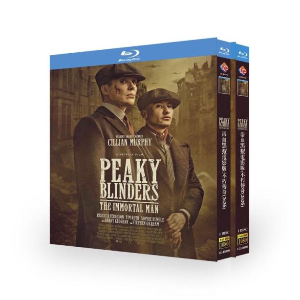 映画 ピーキー・ブラインダーズ: 不滅の男 DVD ブルーレイ Blu-ray BOX 日本語字幕 日本語吹き替え版 2本セット