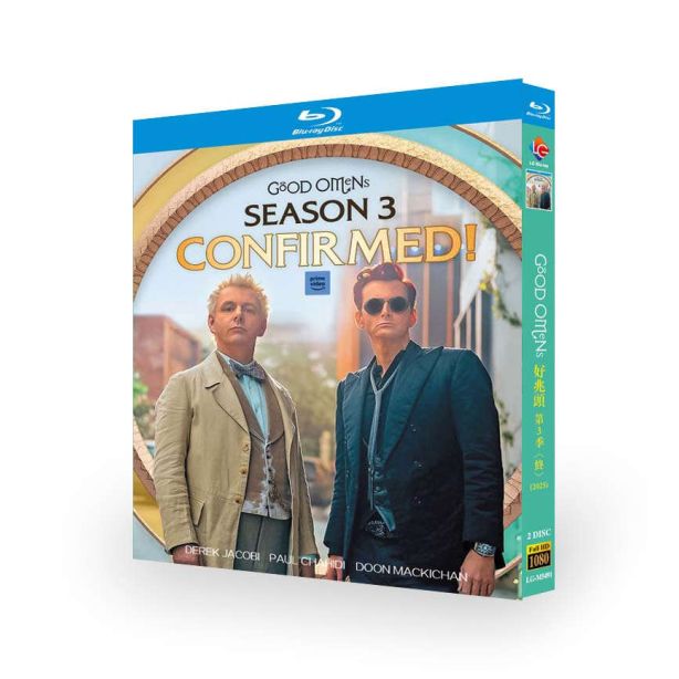 グッド・オーメンズ シーズン3 DVD ブルーレイ Blu-ray BOX 日本語字幕 日本語吹替版