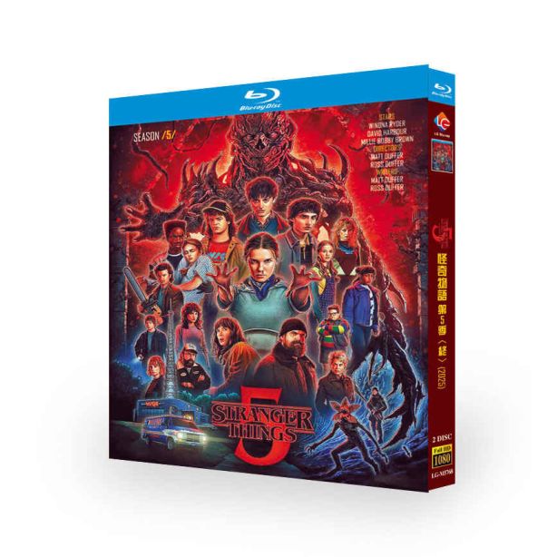 ストレンジャー・シングス 未知の世界 シーズン5 DVD ブルーレイ Blu-ray BOX 日本語字幕 日本語吹き替え版 [Blu-ray]