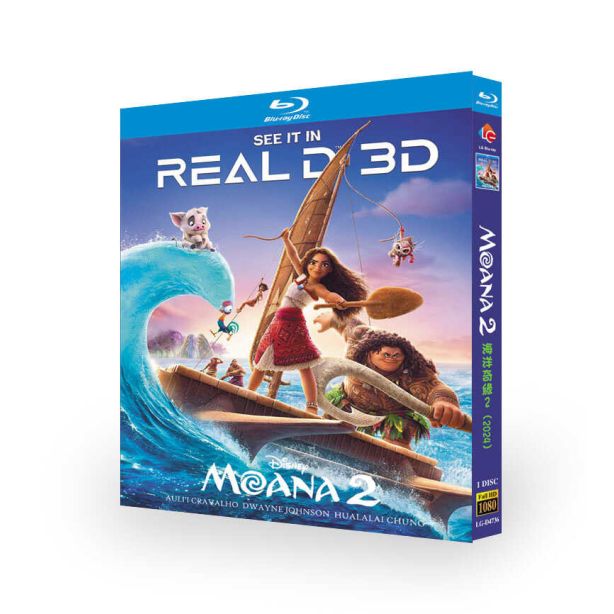 洋画 Moana 2／映画 モアナと伝説の海2 DVD ブルーレイ Blu-ray BOX 日本語字幕 [Blu-ray]