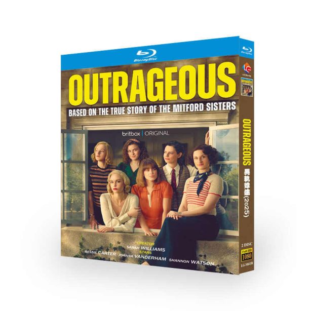 海外ドラマ Outrageous ミットフォード姉妹 DVD ブルーレイ Blu-ray BOX 日本語字幕 日本語吹き替え版