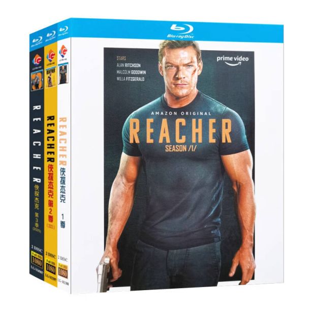 海外ドラマ ジャック・リーチャー ～正義のアウトロー～ シーズン1+2+3 DVD ブルーレイ Blu-ray BOX 日本語字幕 TV+映画版 完全版 [Blu-ray]