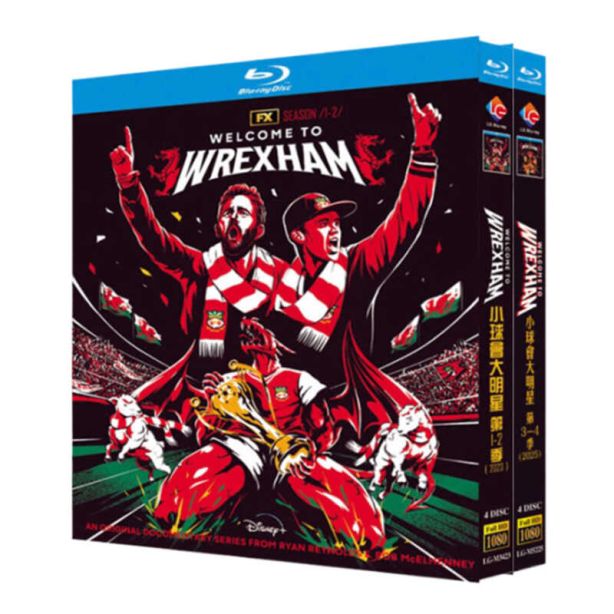 ドキュメンタリー ようこそレクサムへ シーズン1+2+3+4 DVD ブルーレイ Blu-ray BOX 日本語字幕 完全版 豪華版