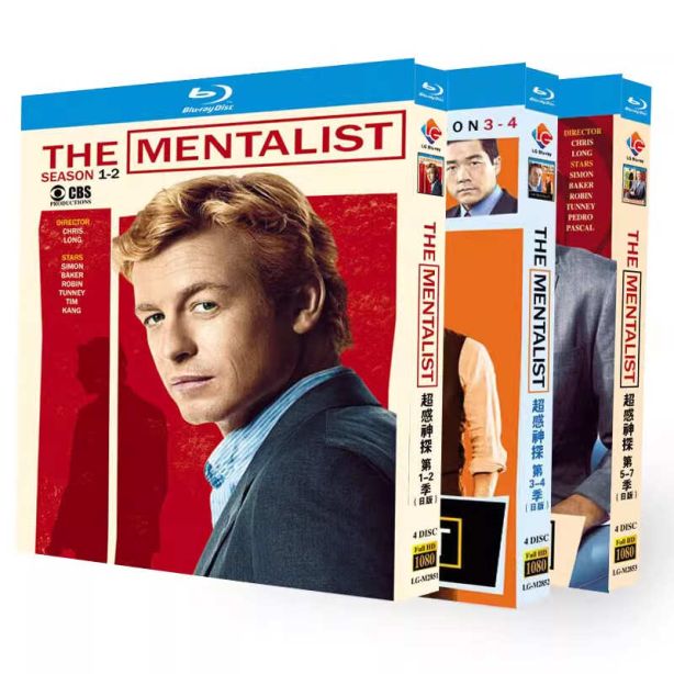 THE MENTALIST / メンタリスト シーズン1+2+3+4+5+6+7 完全版 Blu-ray BOX 全巻 日本語吹き替え版