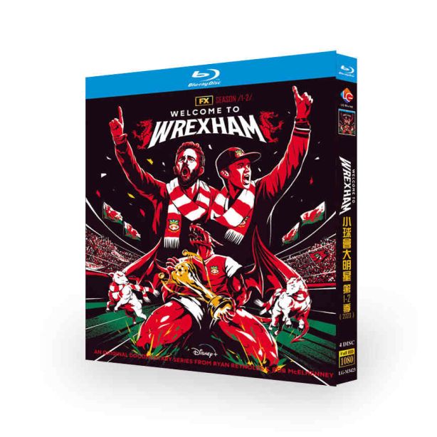ドキュメンタリー ようこそレクサムへ シーズン1+2 DVD ブルーレイ Blu-ray BOX 日本語字幕 [Blu-ray]