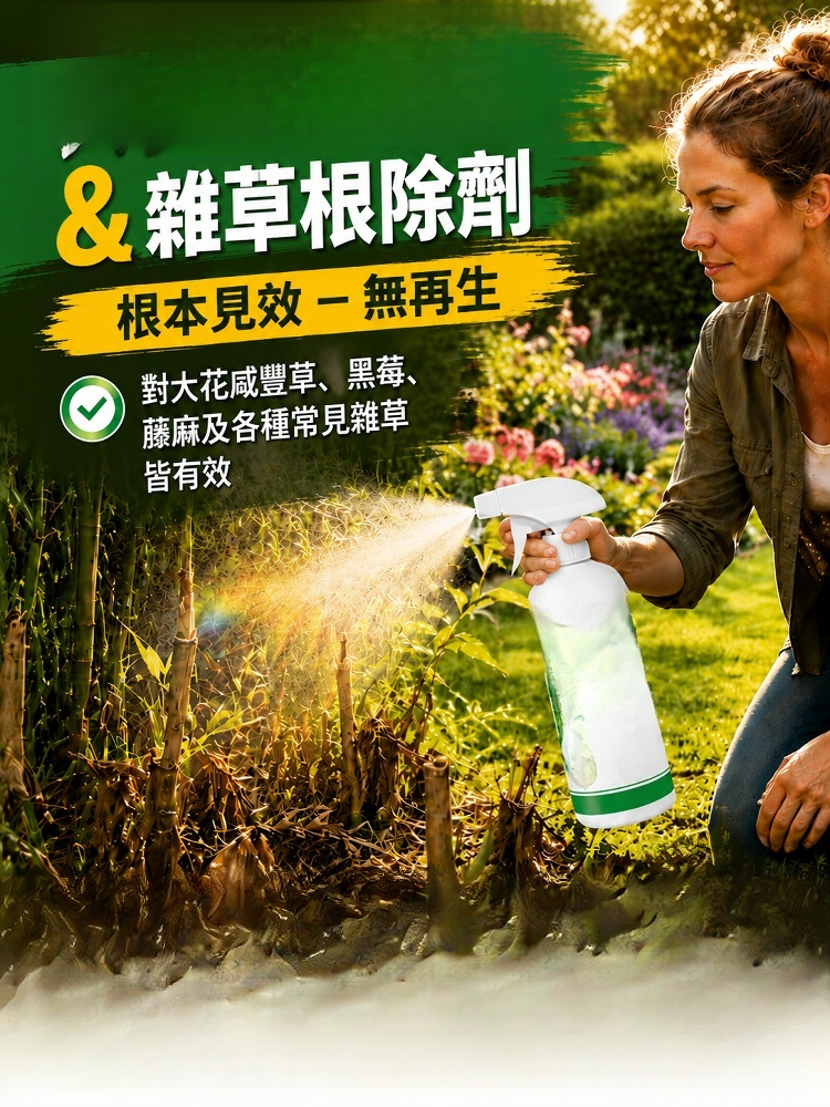 【連根滅】雜草雜竹抑制噴劑