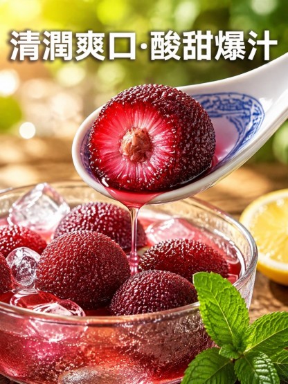 新鮮鮮摘糖水楊梅罐頭