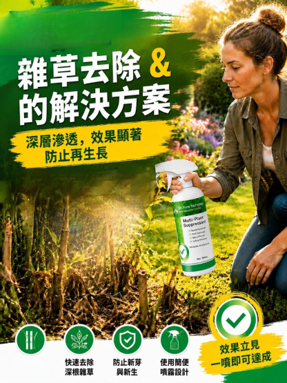 【連根滅】雜草雜竹抑制噴劑