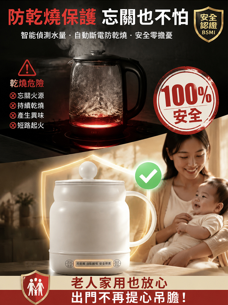 【養生神器】多功能陶瓷電燉杯