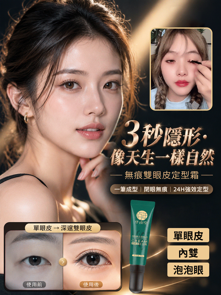 【像天生一樣自然】無痕雙眼皮定型霜