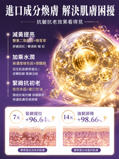 多勝肽膠原抗皺精華霜