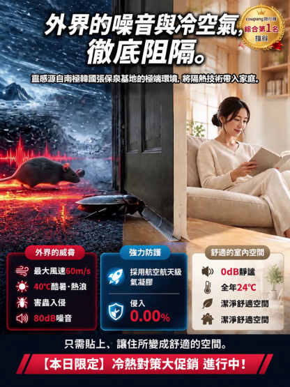 南極科考級 · 氣密隔離密封條