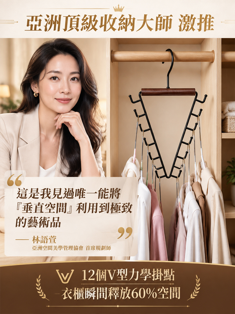 多功能掛鉤收納架