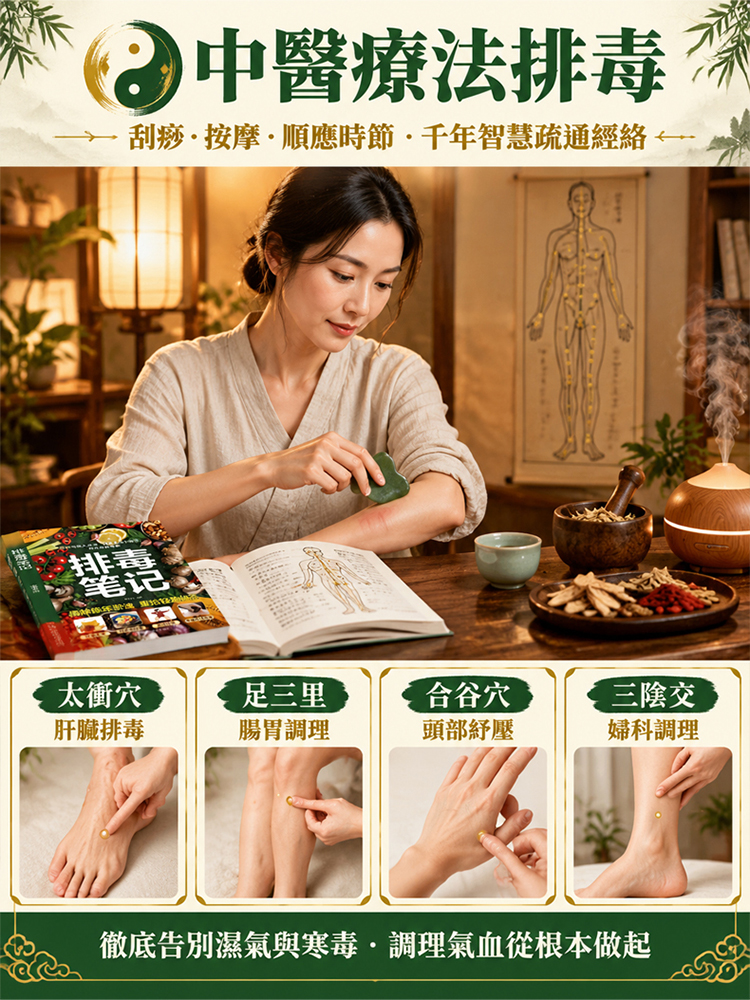 【清除陳年淤濁·重拾輕盈狀態】《排毒筆記》全能健康指南