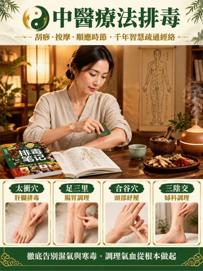 【清除陳年淤濁·重拾輕盈狀態】《排毒筆記》全能健康指南