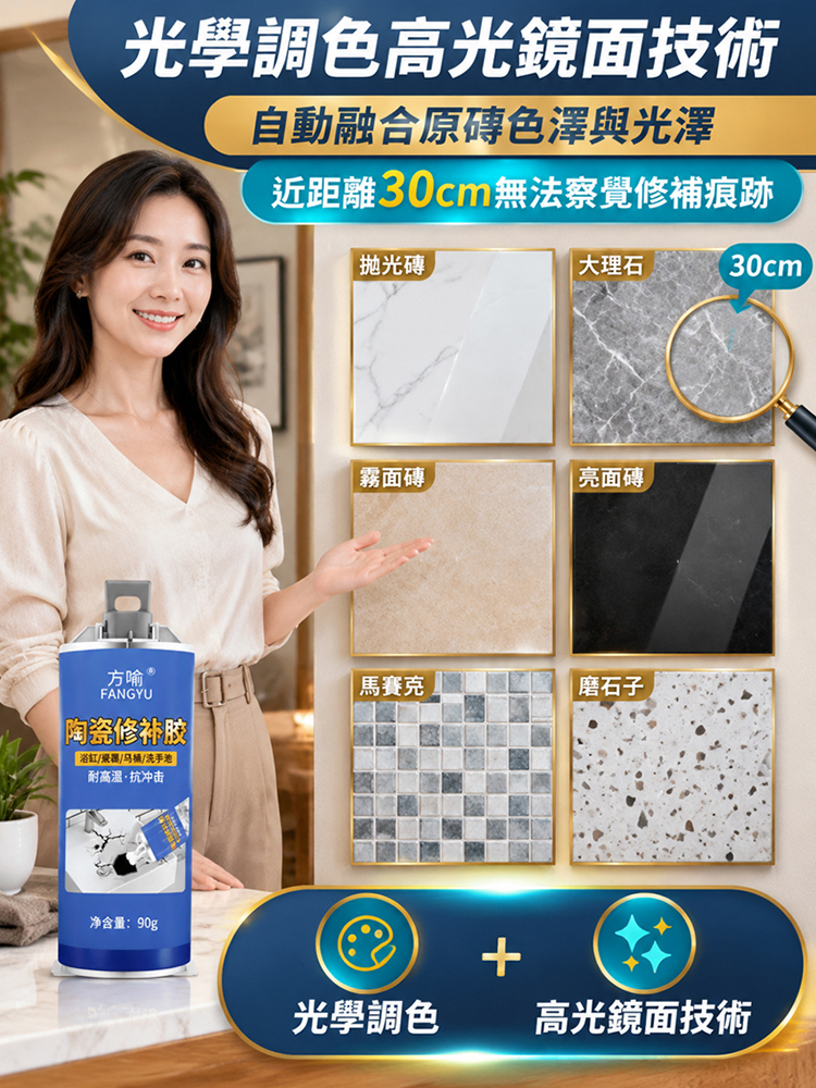 【還原如新】奈米陶瓷無痕修補膏