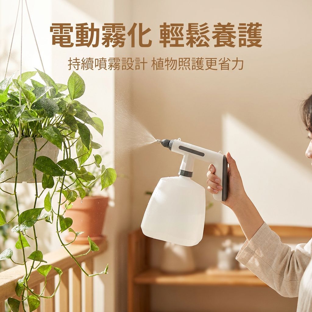 電動噴壺澆花神器