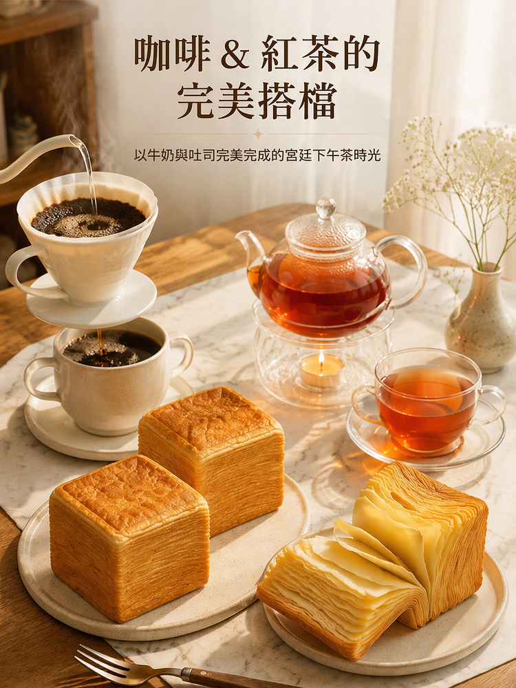 奶油千層吐司麵包