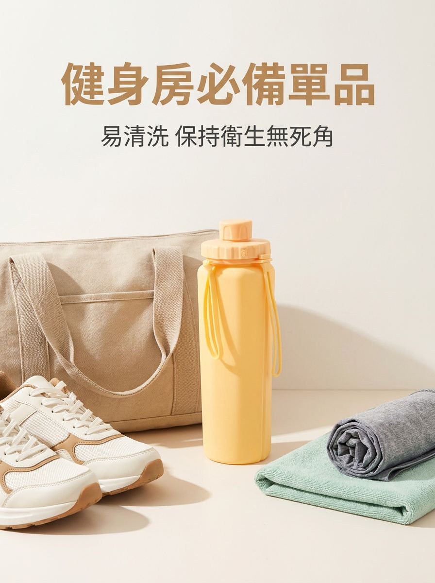 環保矽膠水杯適用各種運動場合