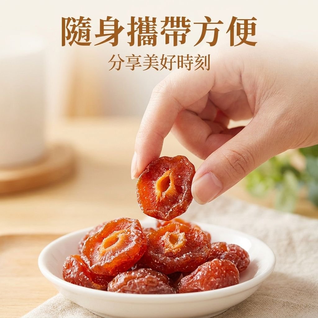 半邊梅果乾自然色澤