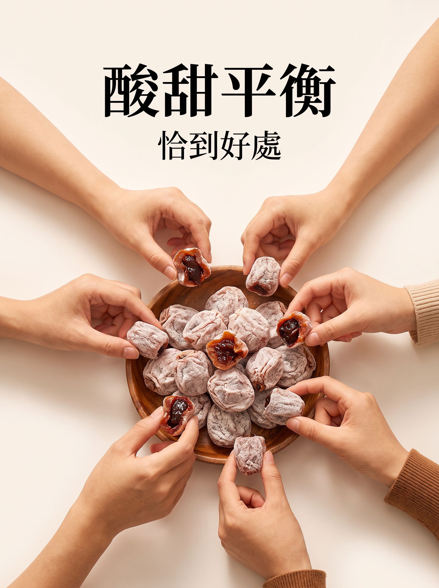 陳皮青梅抱葡萄創新零食特寫