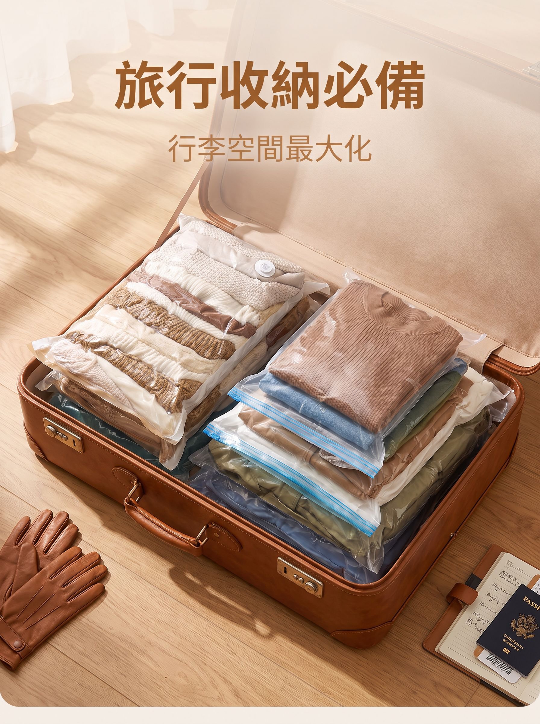 收納袋密封防潮防塵效果