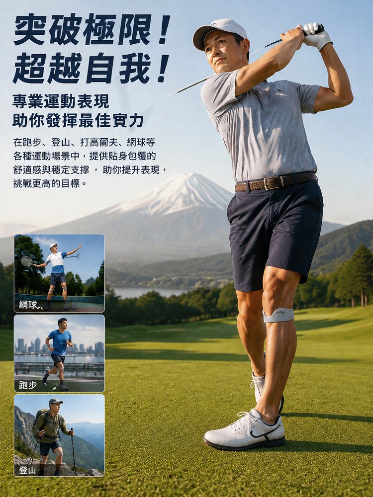 無重力·仿生外骨骼髕骨帶