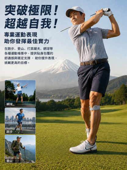 無重力·仿生外骨骼髕骨帶