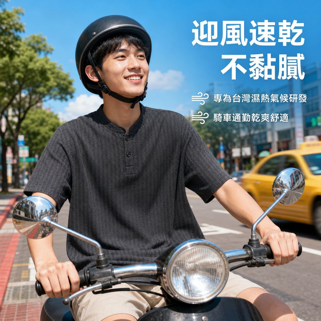 潮流青少年魚骨紋半袖上衣男夏季T恤