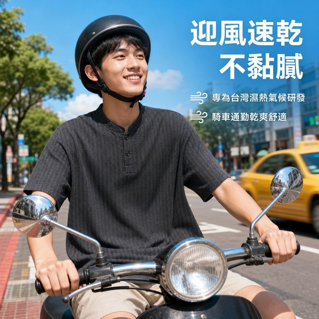 潮流青少年魚骨紋半袖上衣男夏季T恤
