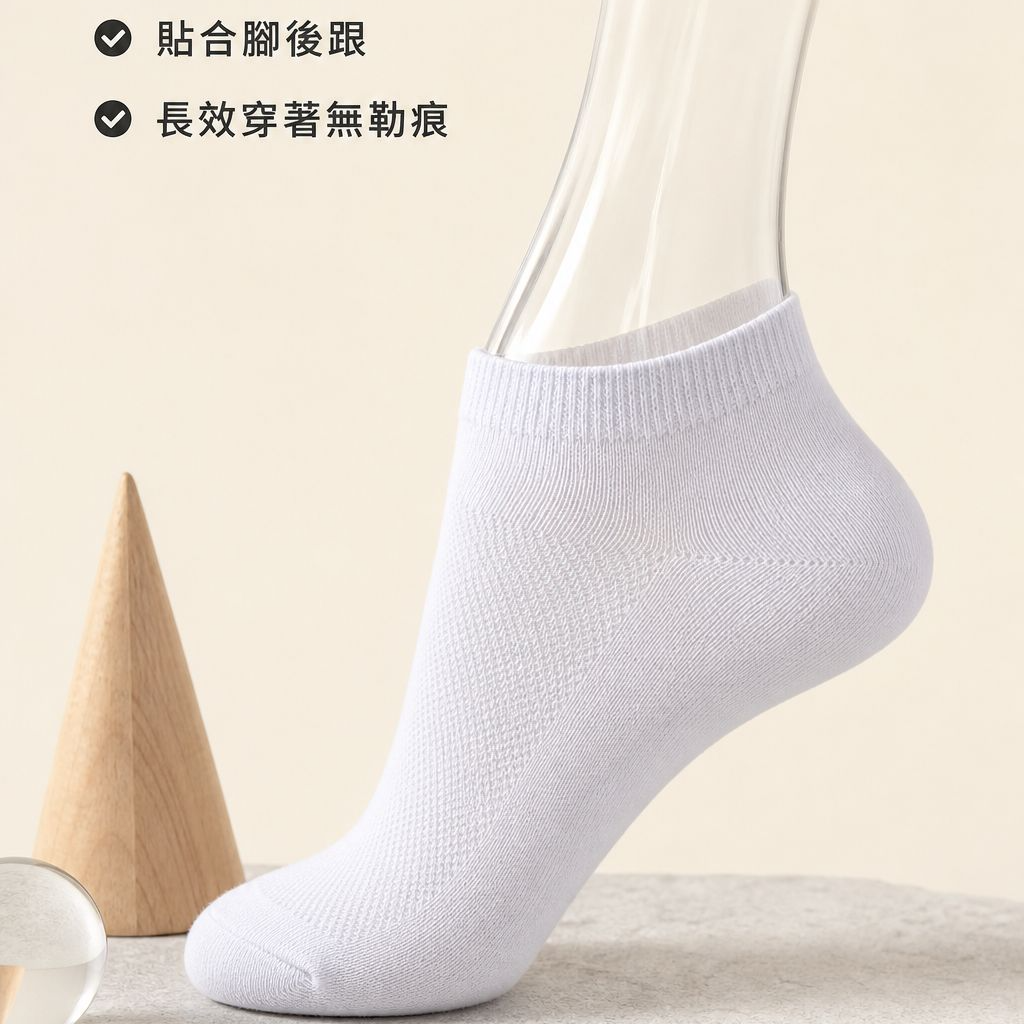 精梳棉夏季薄款低筒袜