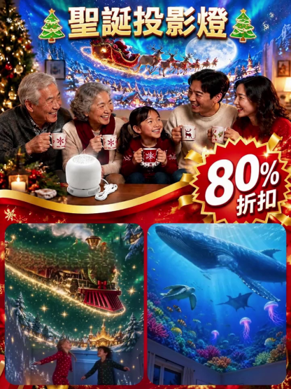 家用節慶氣氛投影燈