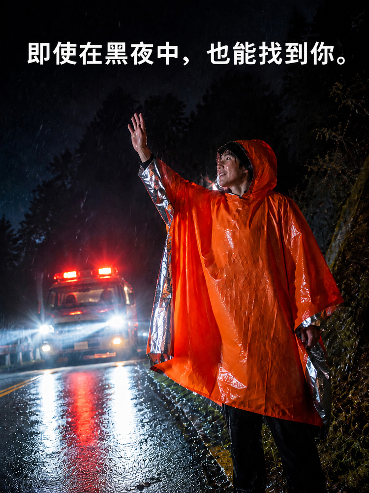 戶外緊急保溫雨衣
