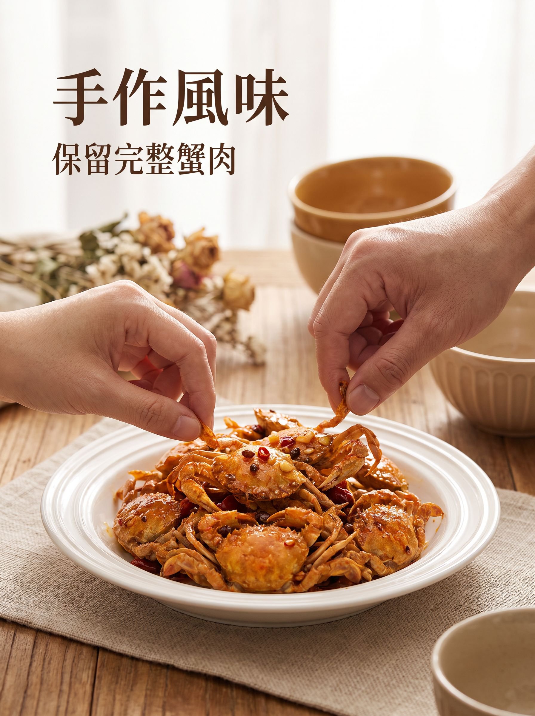 酥脆香辣小海蟹適合下酒搭配