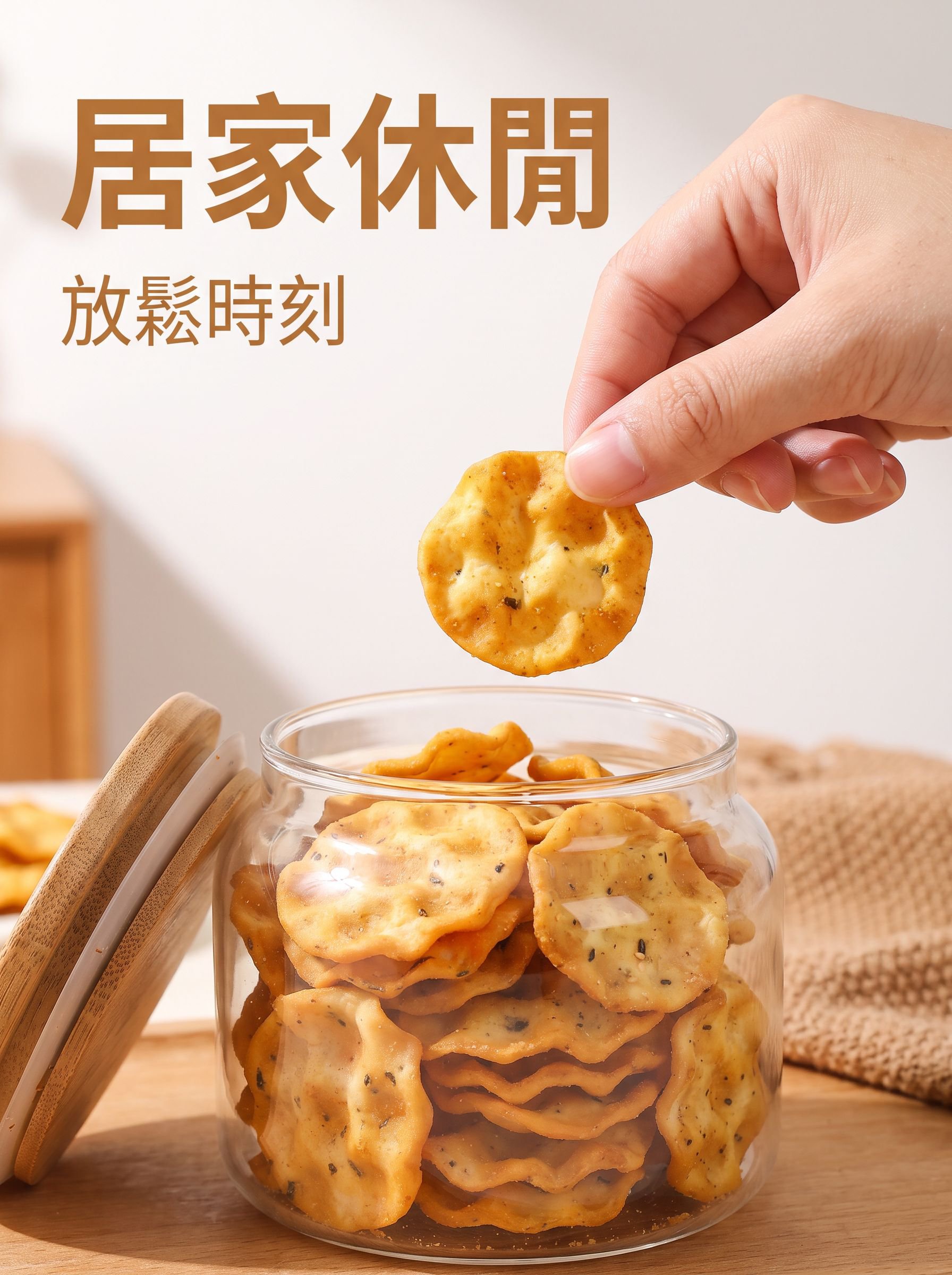 養胃小脆餅與牛奶搭配享用
