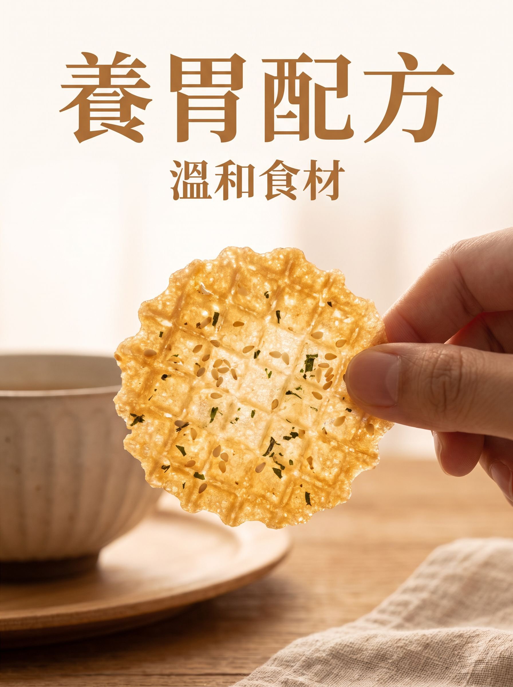 輕鬆消化的健康小脆餅