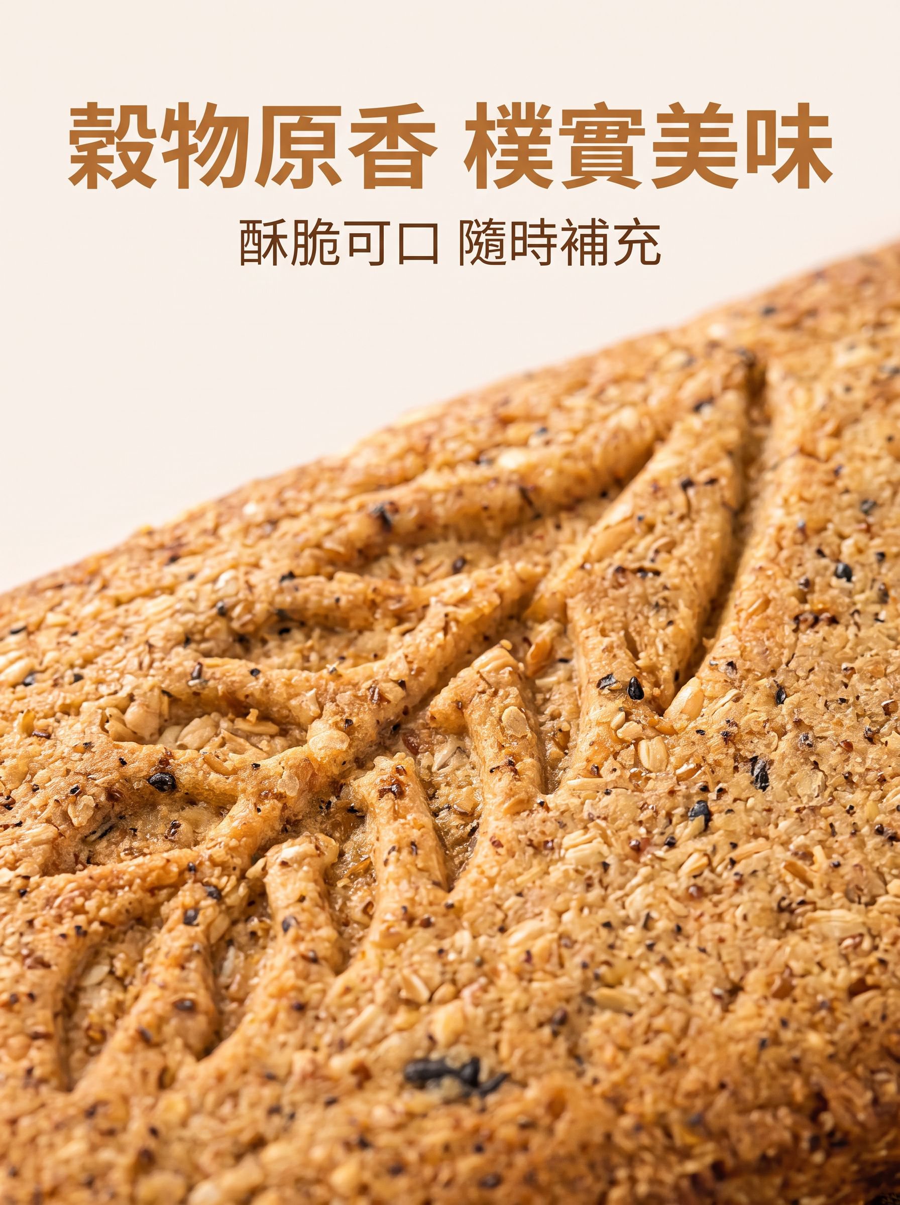 無糖餅乾天然原料展示