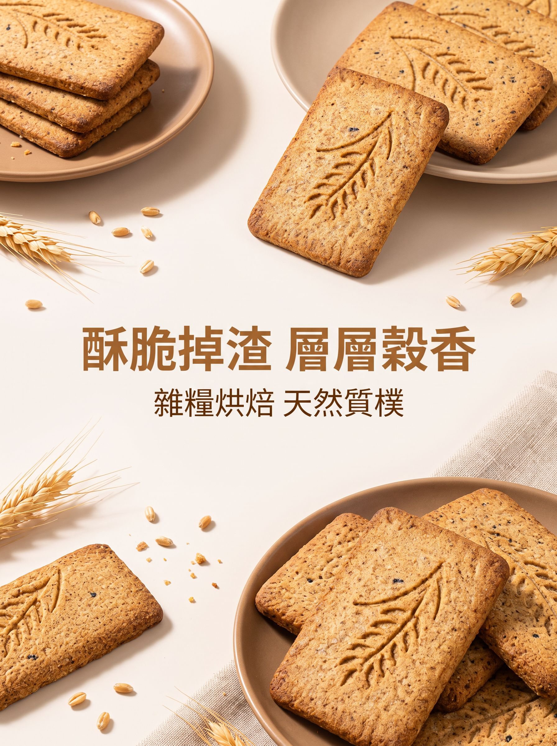 無糖餅乾包裝正面照