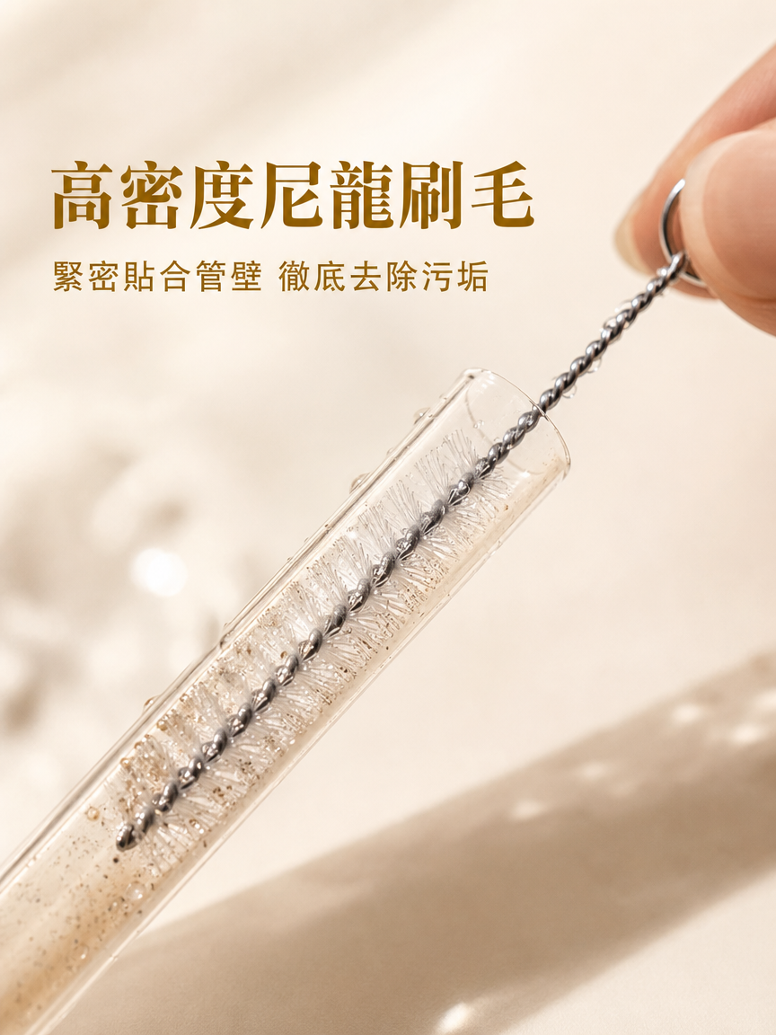 環保木漿棉奶瓶刷產品包裝