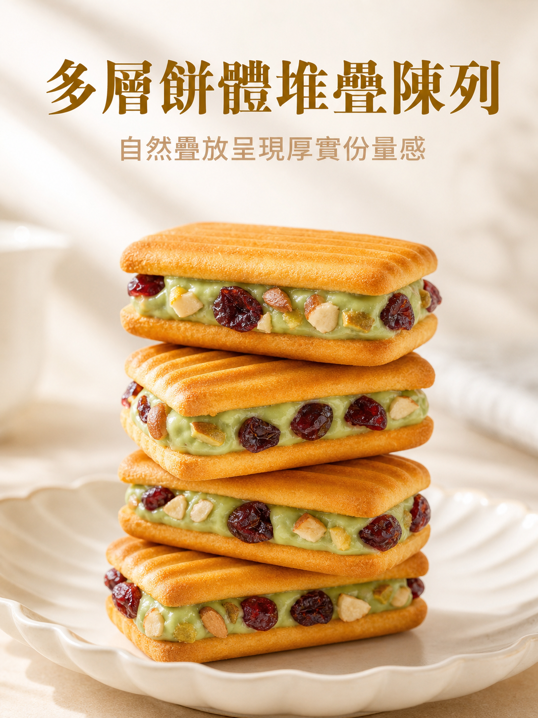 健康美味羽衣甘藍啵啵奶酥近拍