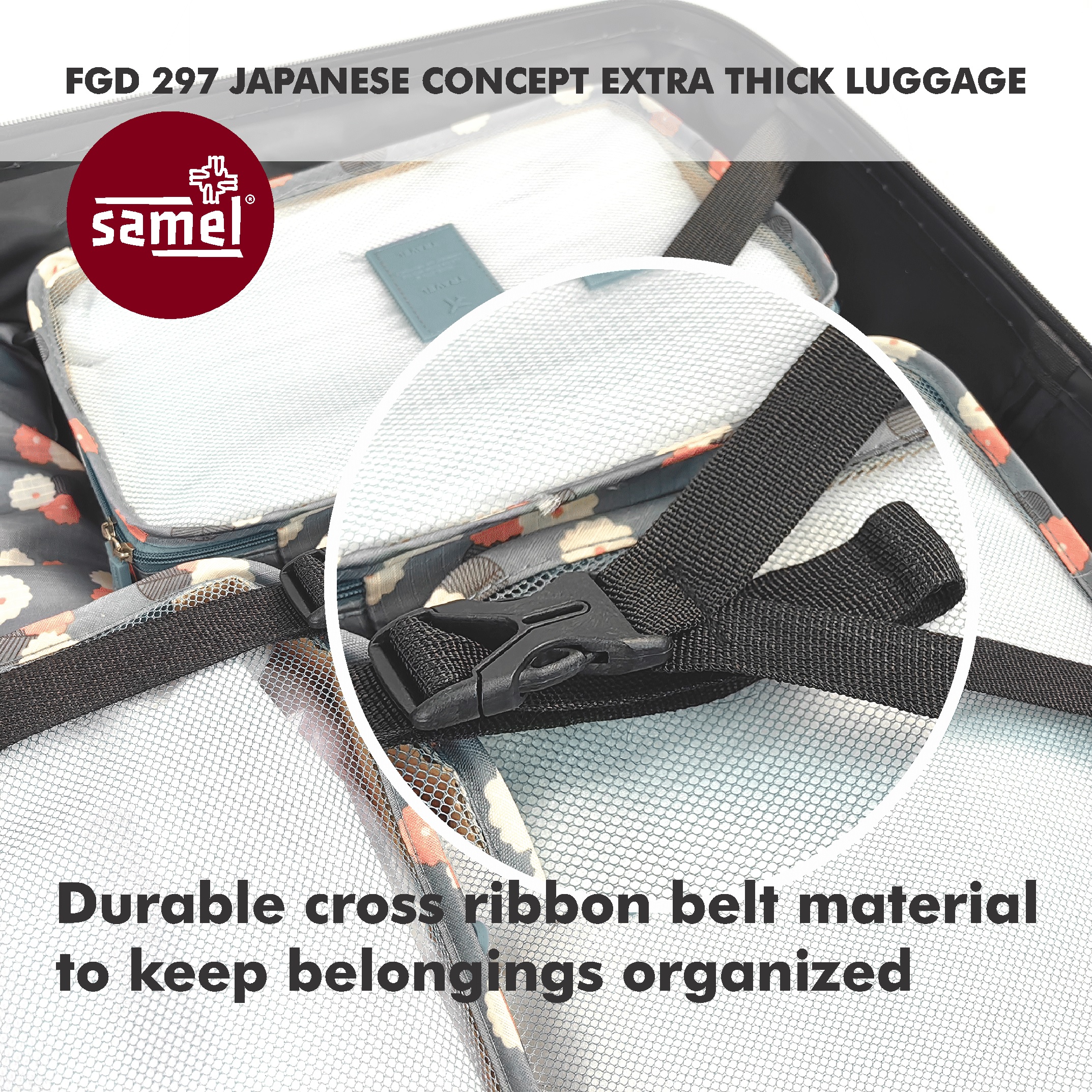 SAMEL 20" FGD 297 JAPANESE CONCEPT EXTRA THICK LUGGAGE