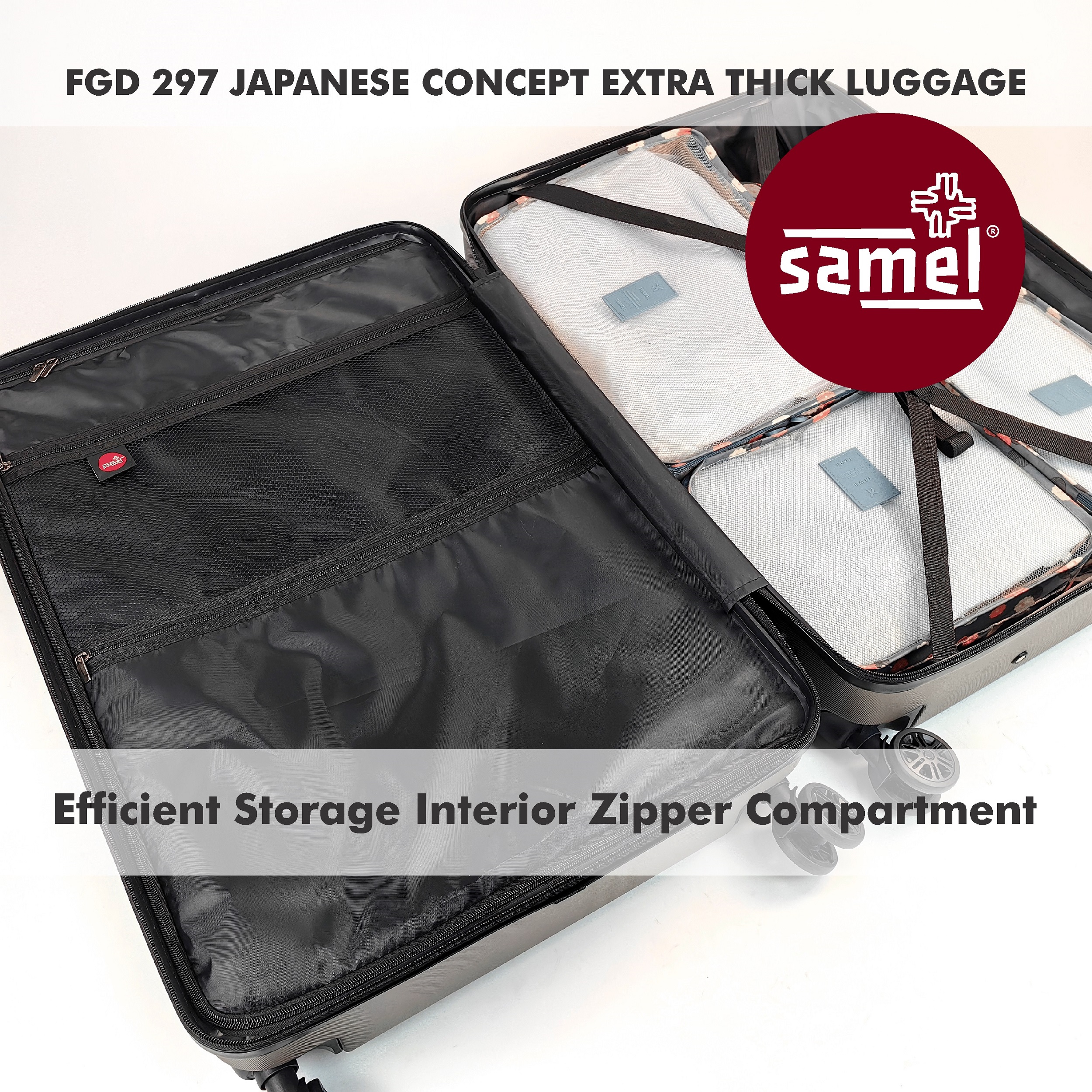 SAMEL 20" FGD 297 JAPANESE CONCEPT EXTRA THICK LUGGAGE