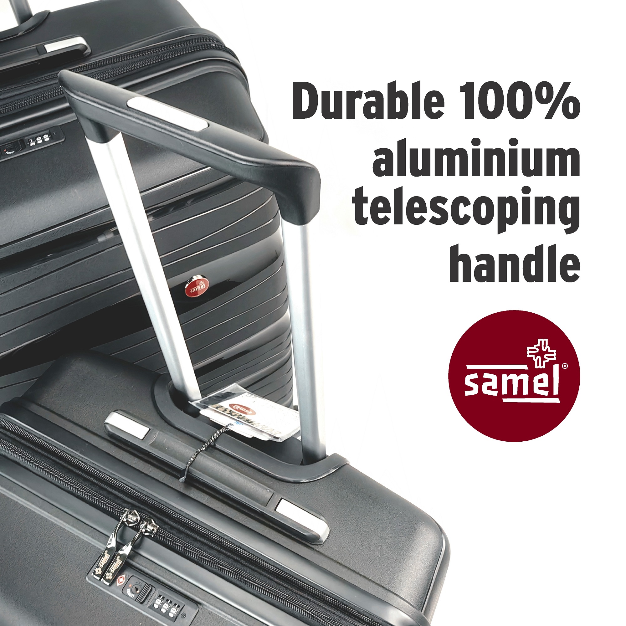 SAMEL 20" FGD 383 JAPANESES CONCEPT EXPANDABLE ANTI THEFT ZIPPER PP LUGGAGE