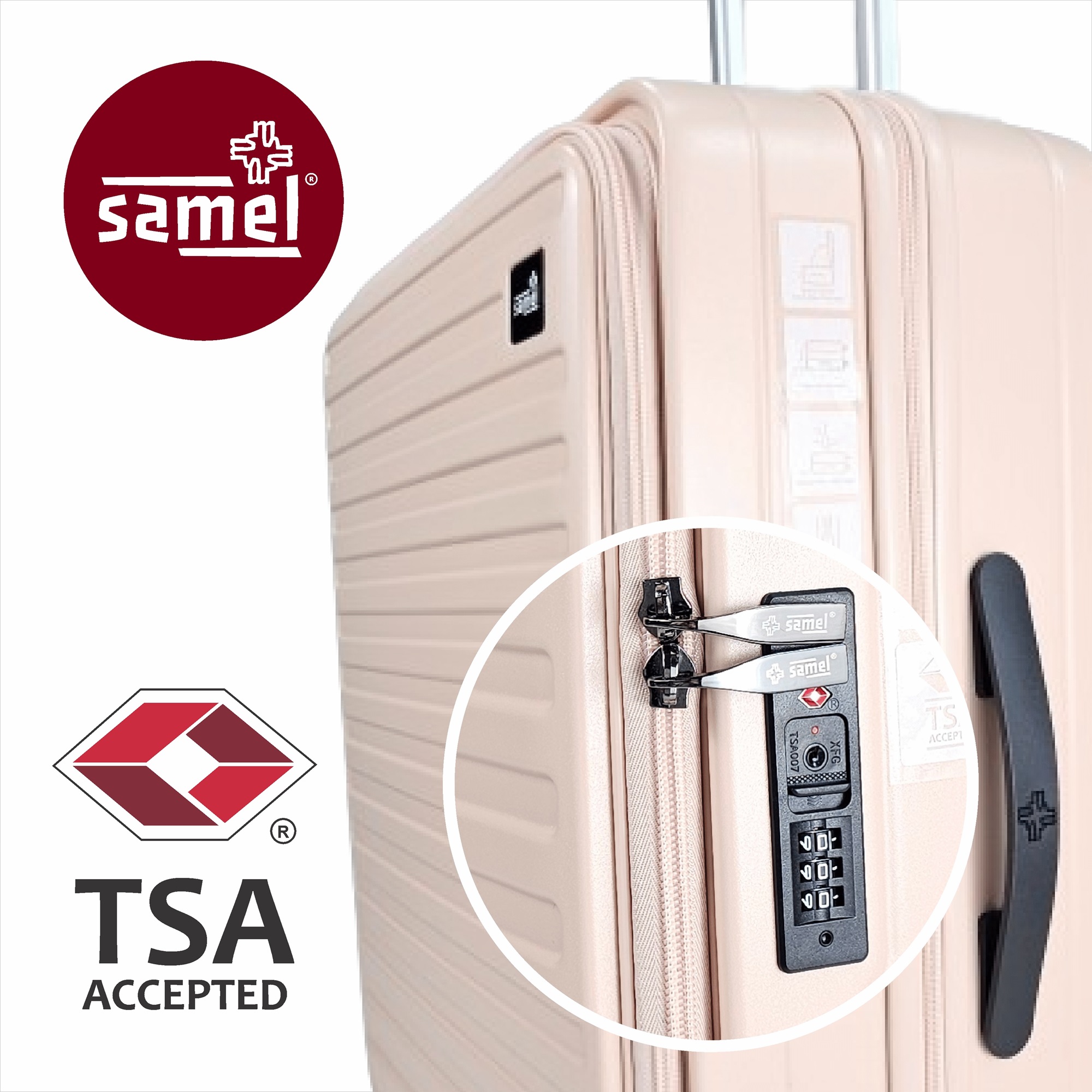 Samel 20" FGD 432 Japanese Concept Expandable Anti-Theft Zipper Front Open Luggage