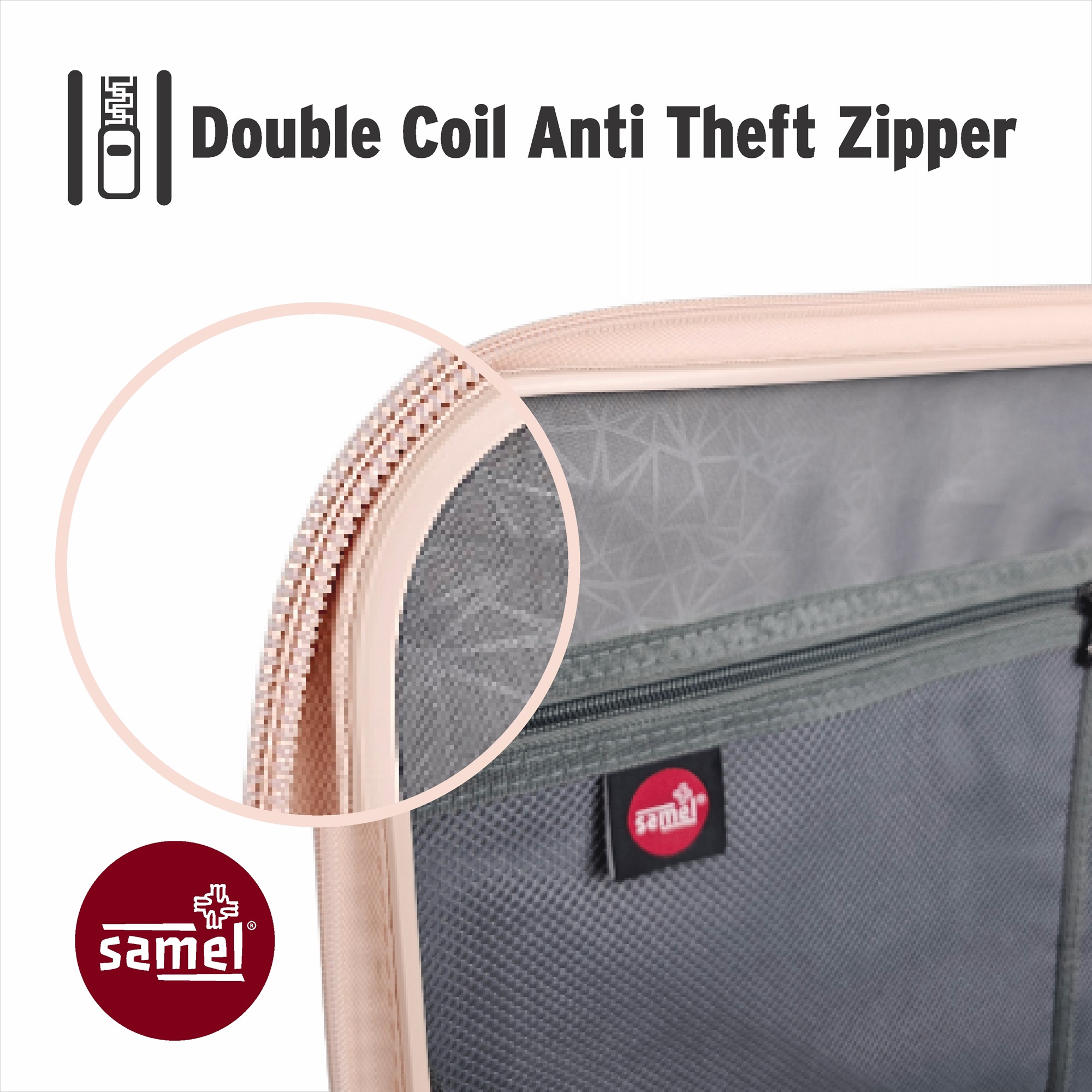 Samel 20" FGD 432 Japanese Concept Expandable Anti-Theft Zipper Front Open Luggage