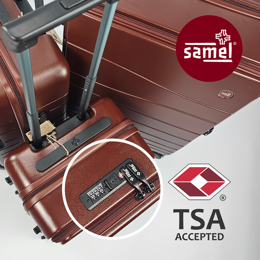 SAMEL 20" FGD 533 JAPANESES CONCEPT SHINPURUSA PREMIUM EXPANDABLE FRONT OPEN 100% PC LUGGAGE