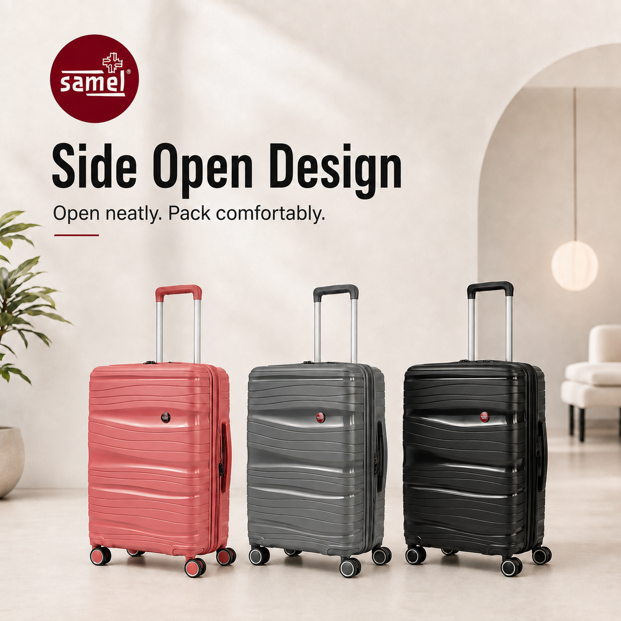 Side Open Luggage